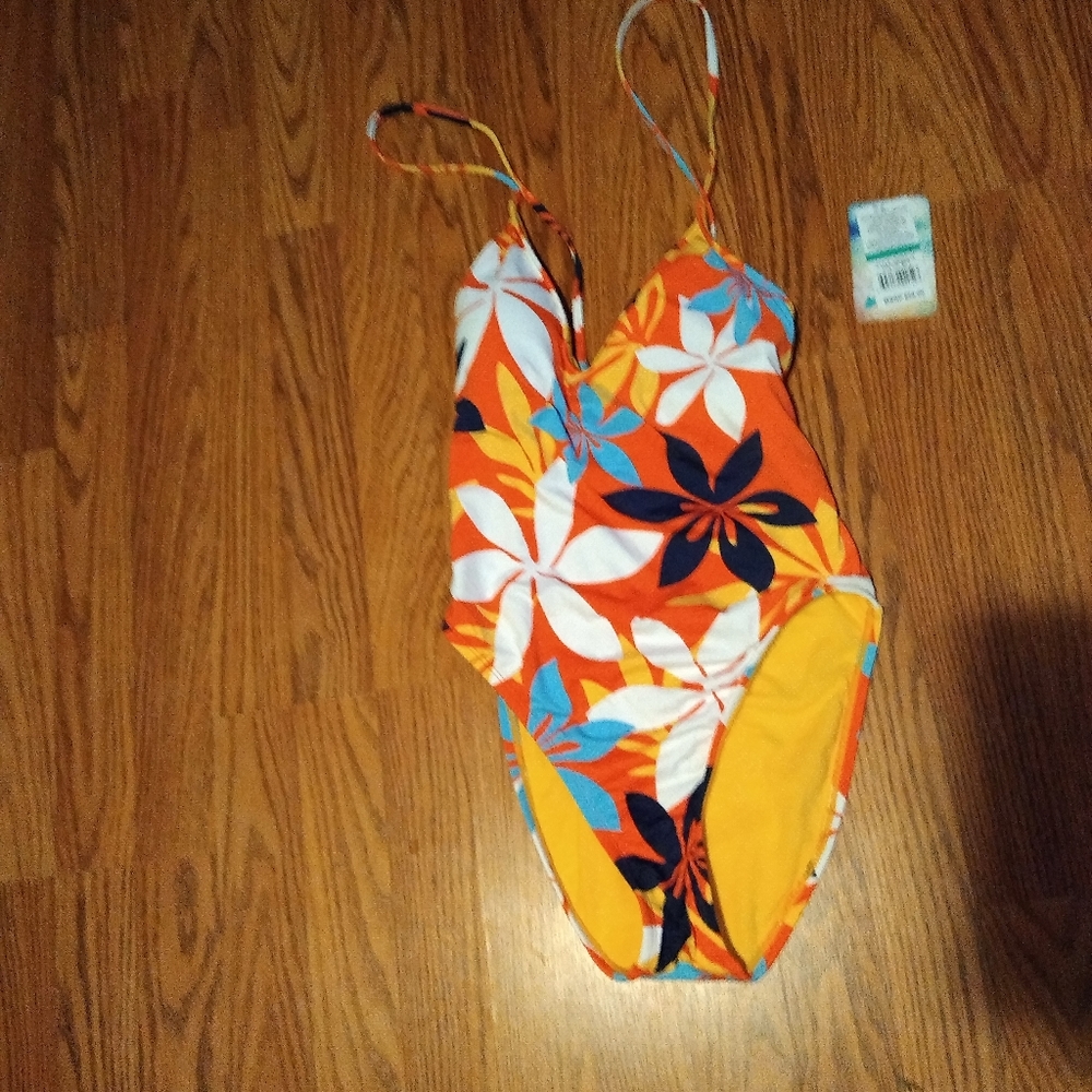 Floral bathing suit